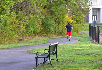 Paved walking trail